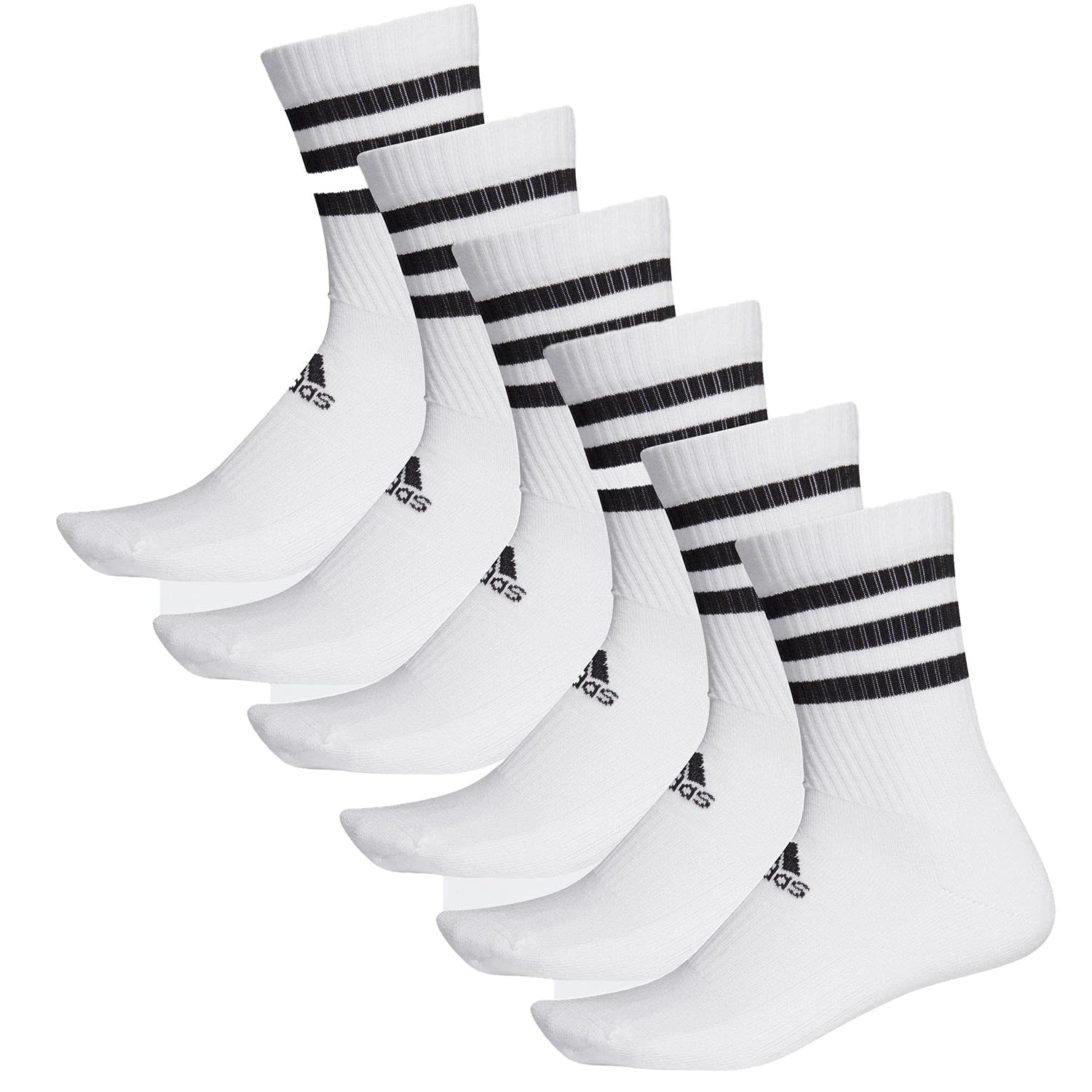 adidas Men's Performance Thin Crew 3 Pair Socks