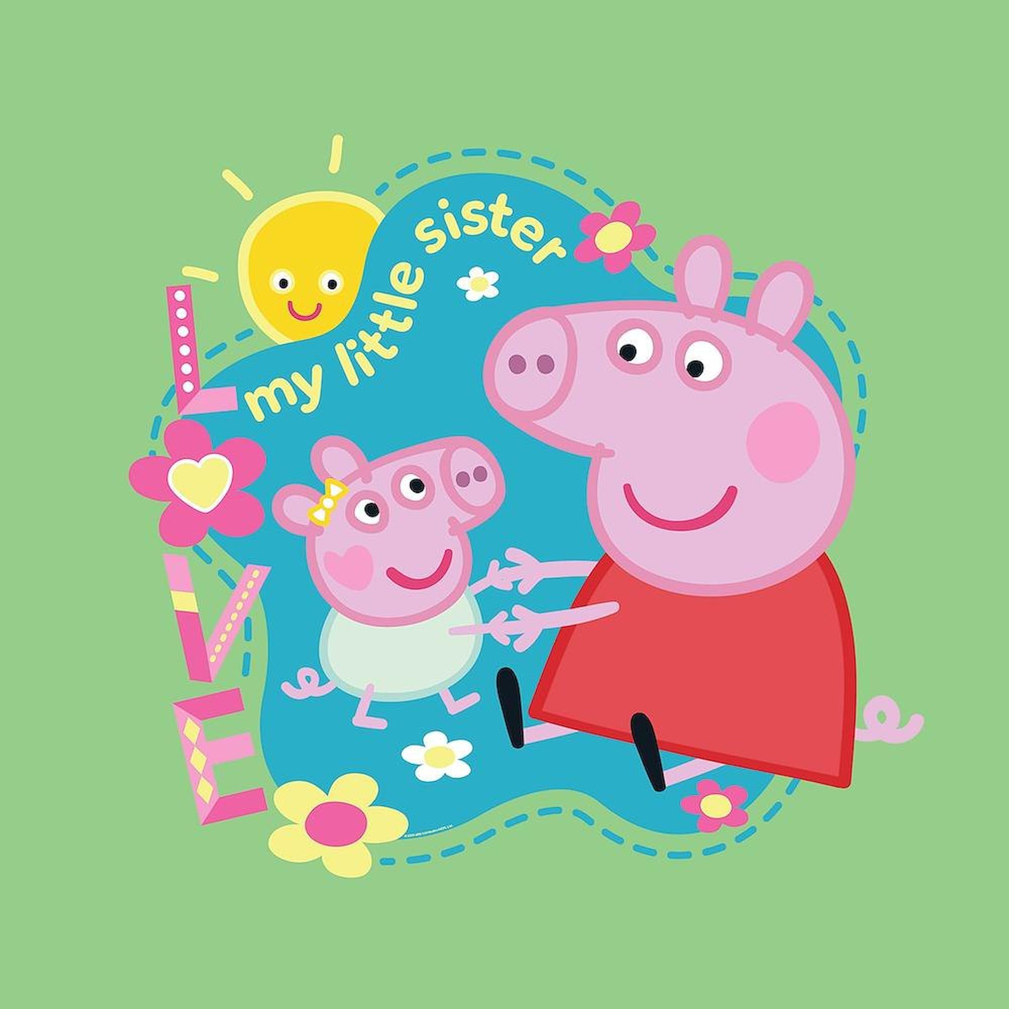 CafePress Peppa Pig: My Little Sister Queen Duvet Cover, Printed Comforter Cover, Unique Bedding