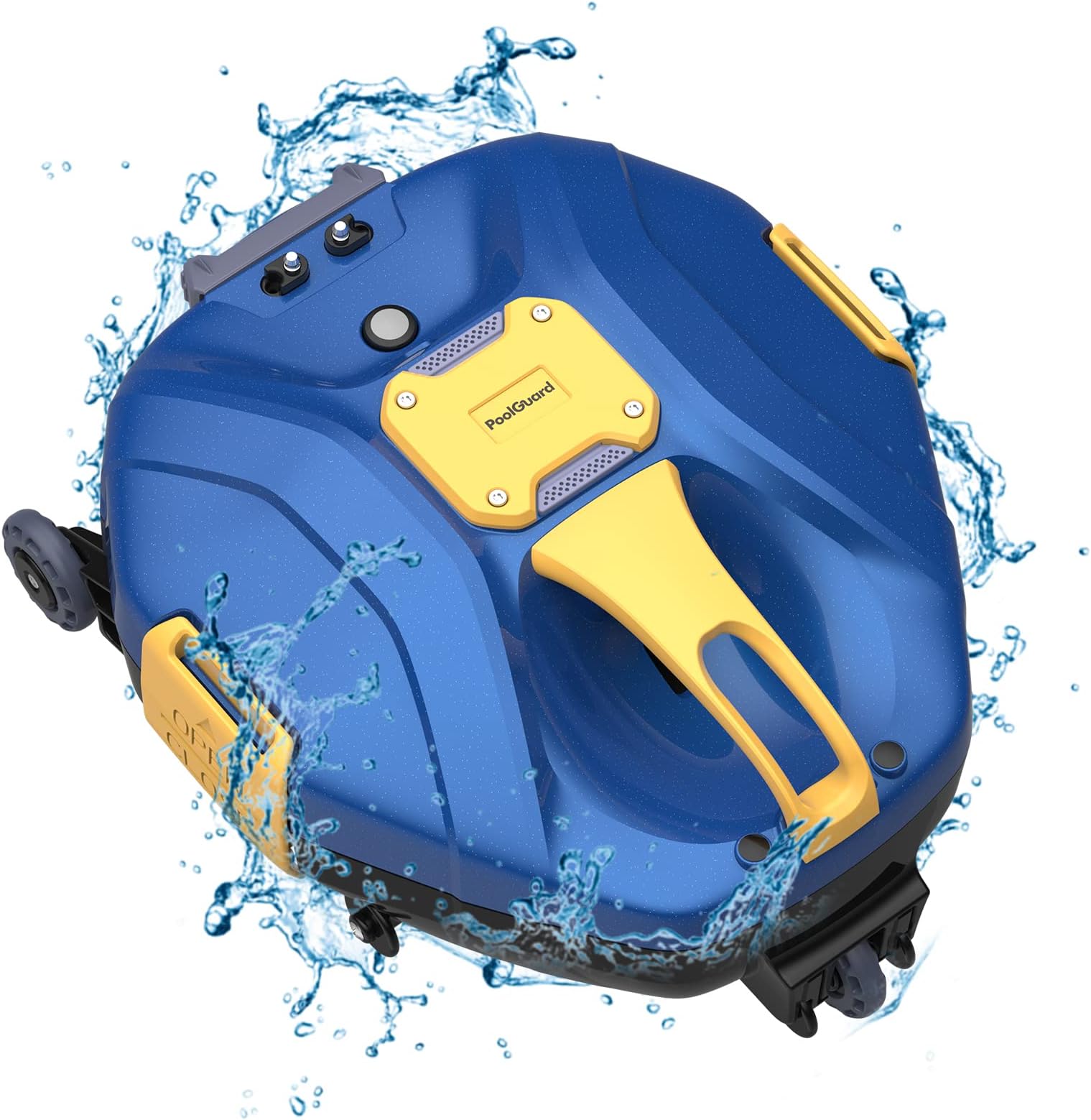 Cordless Robotic Pool Cleaner,Automatic Rechargeable Pool Robot Vacuum with Max 120 Mins Working Time,for Above/In-Ground Swimming Pools Up to 753 Sq Ft,Poolguard