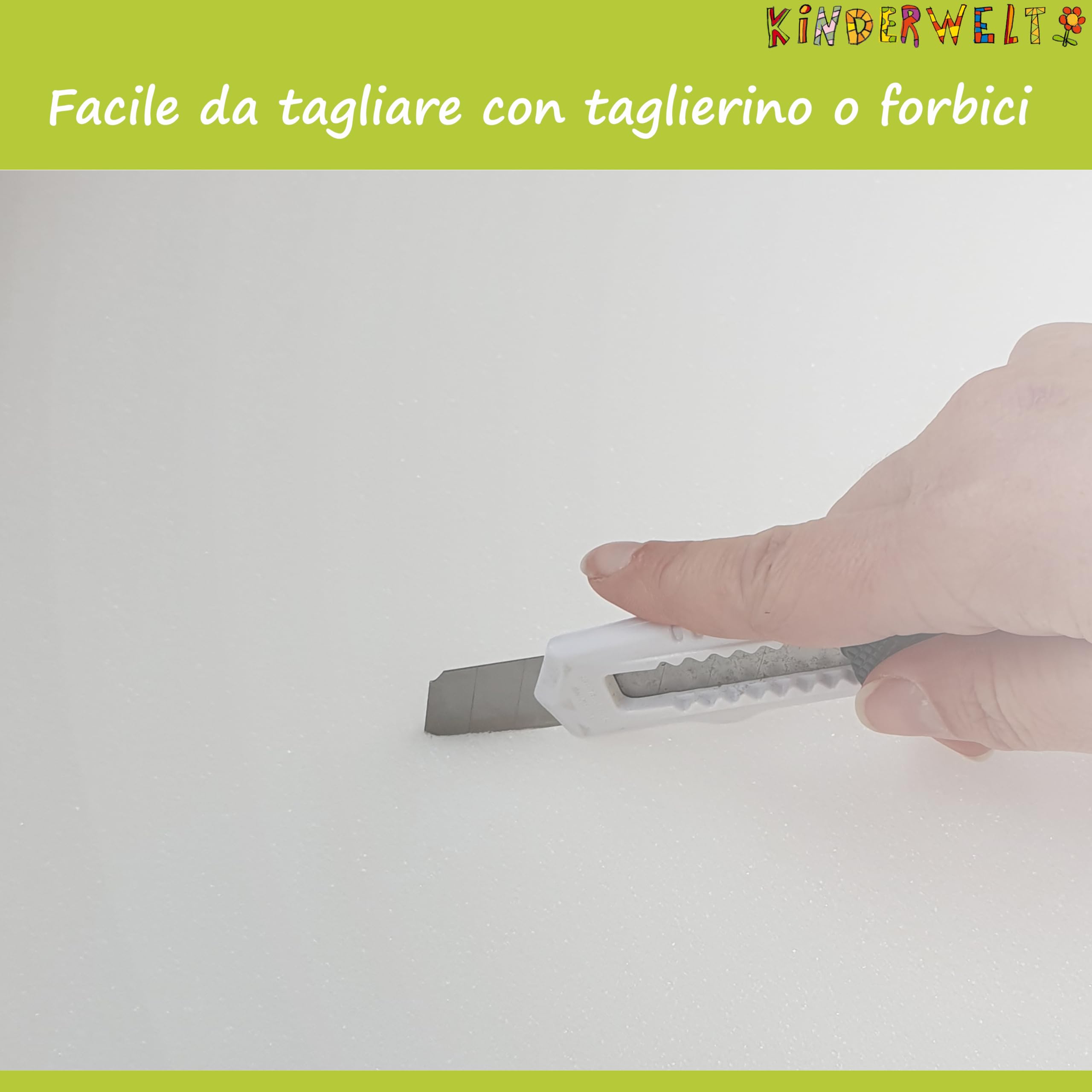KiNDERWELT 1 x Tappetino Schiuma per Euro-Palette 120 x 80 x 8 cm Senza Gamma