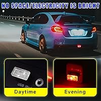 Vista 26 de Augeny 4 lámparas LED USB para el interior del automóvil, luz nocturna decorativa USB enchufable, kit de iluminación ambiental portátil, accesorios