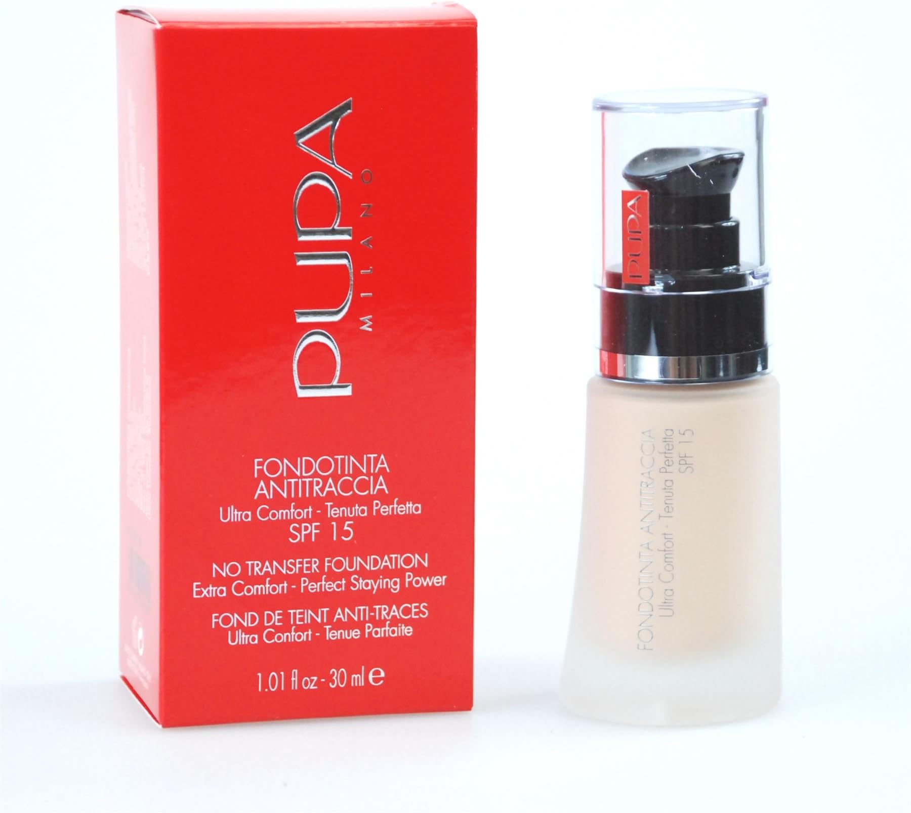 Milano No Transfer Foundation with SPF 15-30ml / 1.01 fl oz