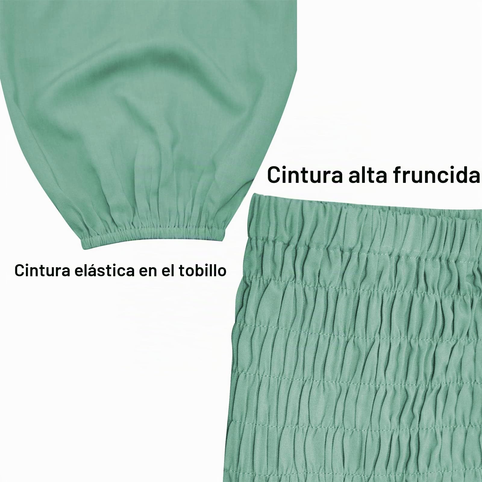 Nuofengkudu Pareja Hippie Pantalon Harem Elásticos Cintura Alta Bolsillos Bombachos Comodos Yoga Pants Pantalones Unisex Pijama Verano Playa Viaje Casual