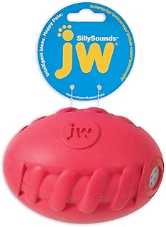 JW Pet Company Sillysounds Spiral Football, Medium