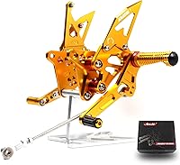 Vista 16 de Arashi (Versión 2.0) Estriberas traseras ajustables para SUZUKI SV650 SV650S SV650X 2016-2023 Accesorios de motocicleta Estriberas reposapiés juego