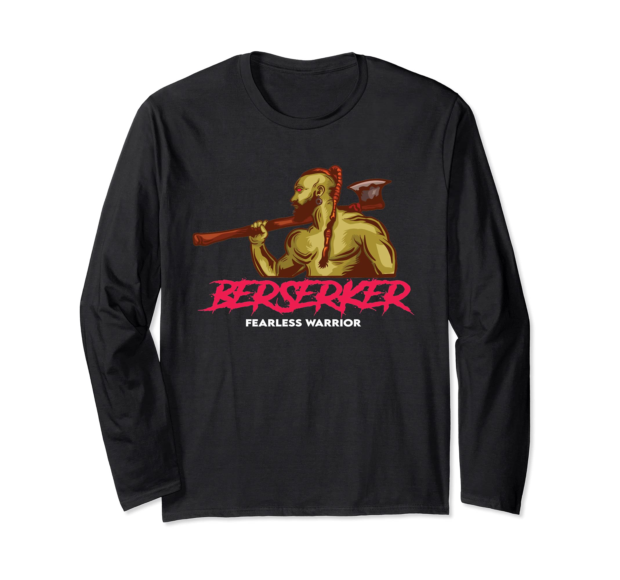 Viking Warrior Odin Berserker Long Sleeve T-Shirt