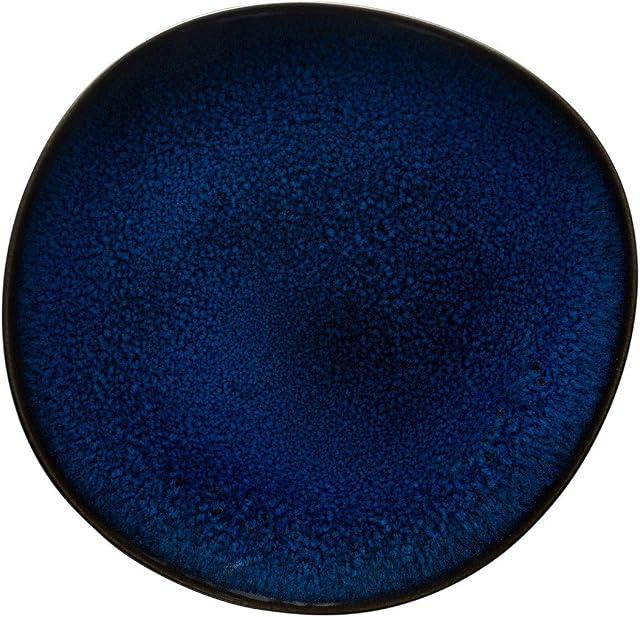 Like. By Villeroy and Boch  Lave Bleu Breakfast Plate, 23.5 cm, Stylish Flat Plate Made From Stoneware For Brunches, Dishwasher and Microwave-Safe