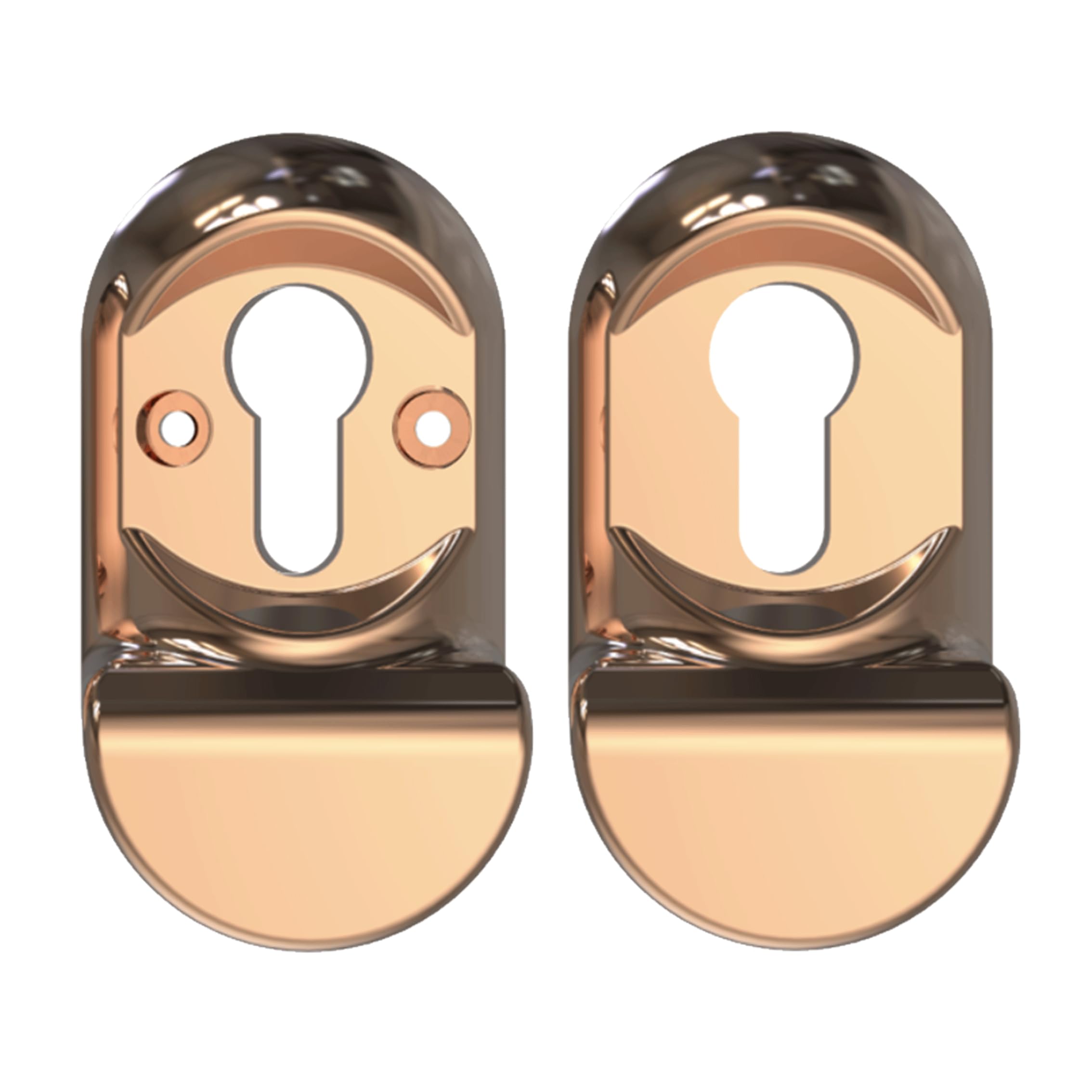 Ultion Sweet Cylinder Pull Keyhole Cover - Matching Door Furniture Available (Rose Gold)