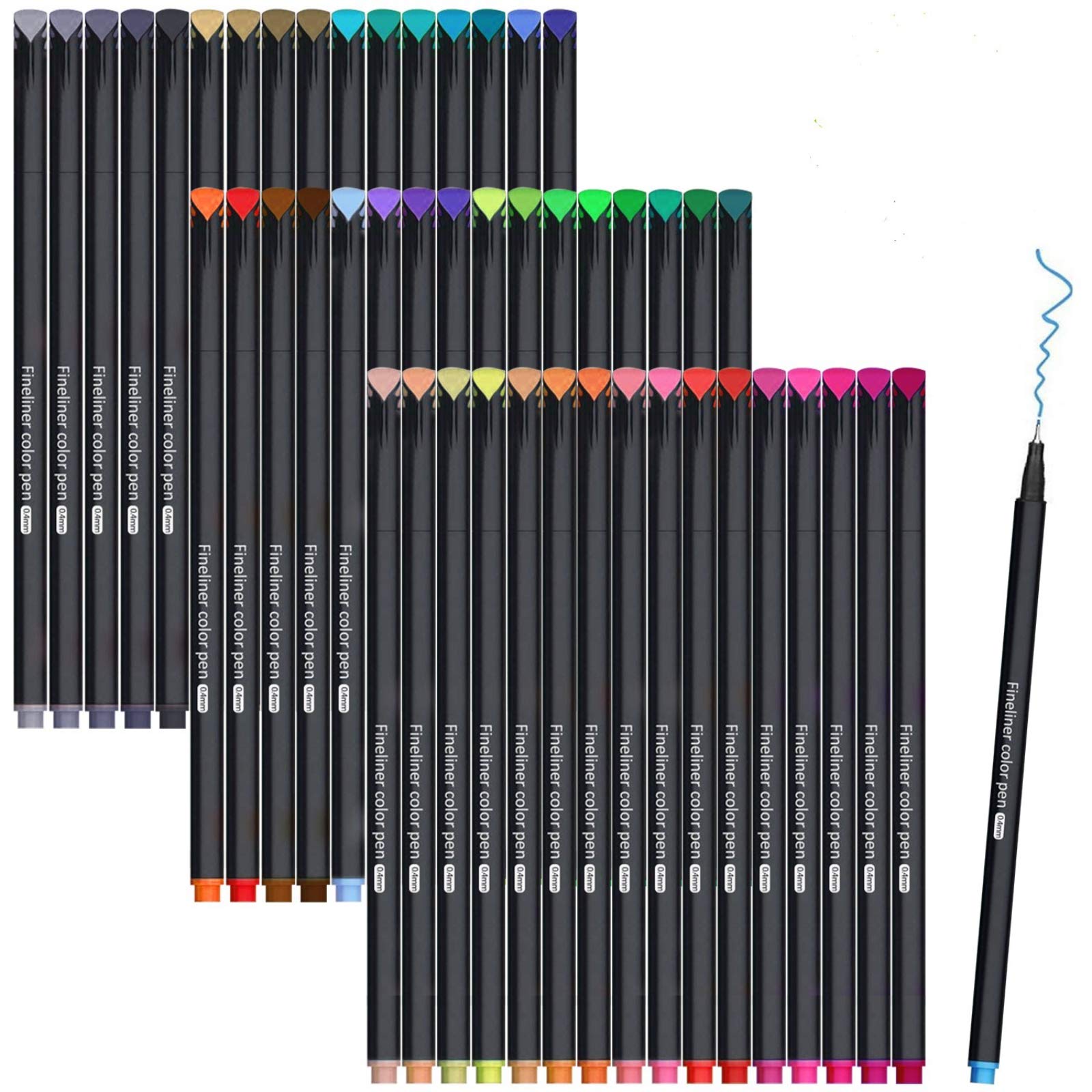 Buy Colored Fineliner Pens Fine Tip Pens Fine Point Pens Planner Pens