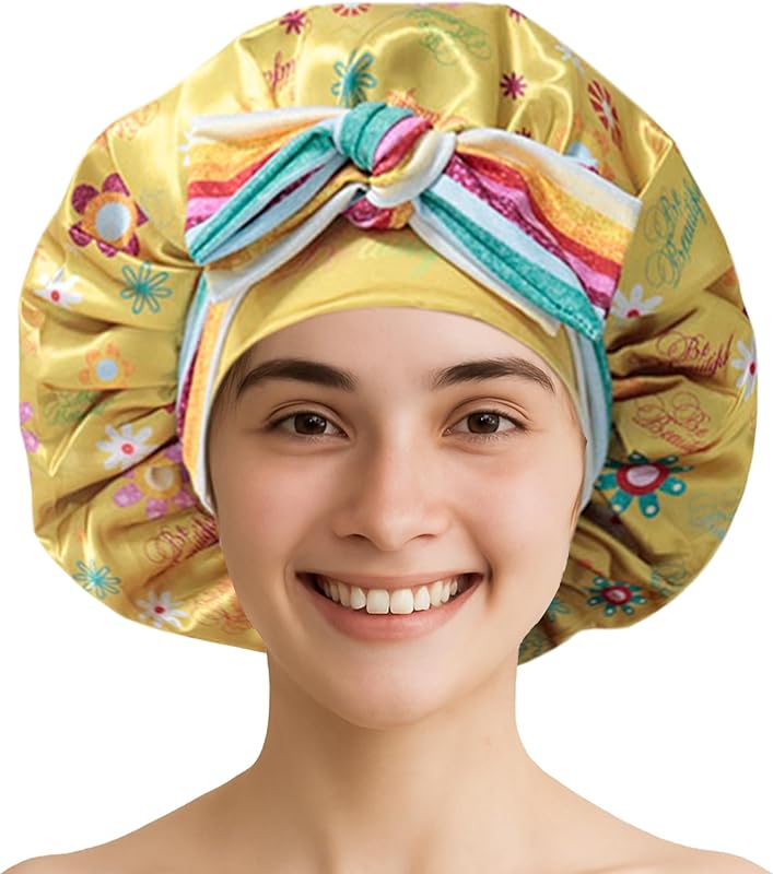 Touca de dormir de cetim BE BEAUTIFUL EXTENSIONS com ajuste regulável