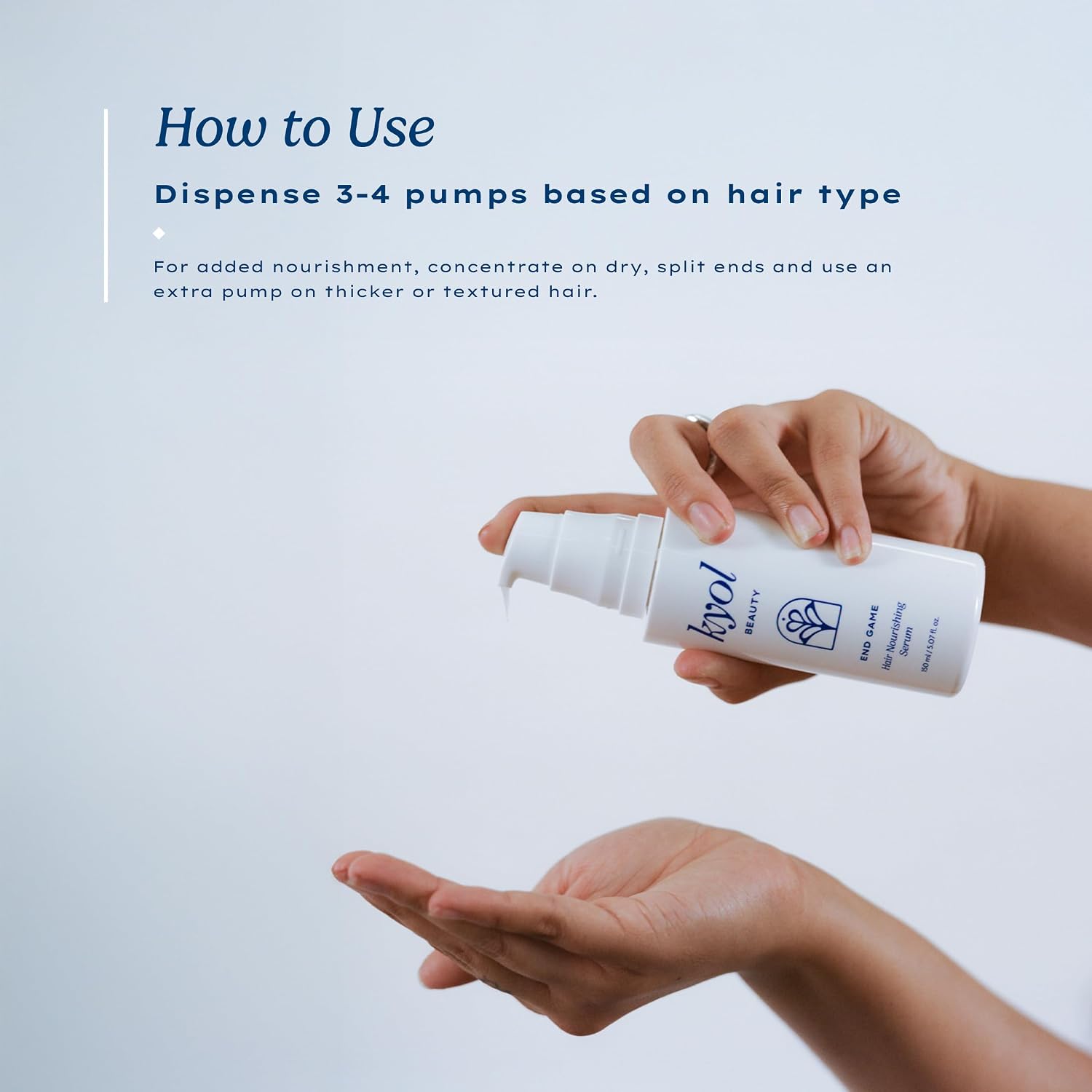 End Game Hair Nourishing Serum: Triple Protein+ Silk Amino Acid Reparing Formula, Ultimate Frizz Control, Heat Protection, Lasting Shine For All Hair Types (150 mL)