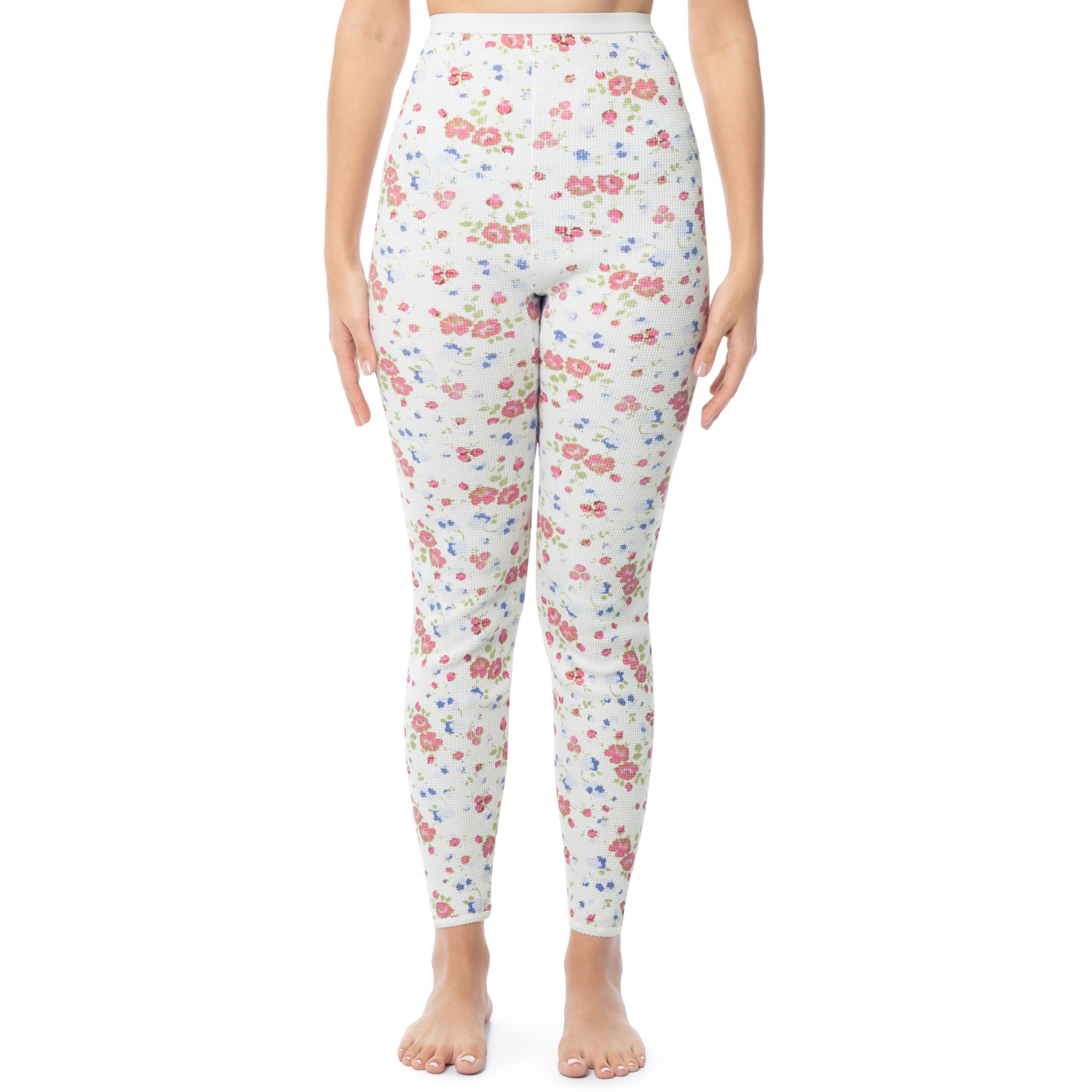 Women's Combed Cotton Raschel Knit Thermals Underwear Long Johns Pant-image-12