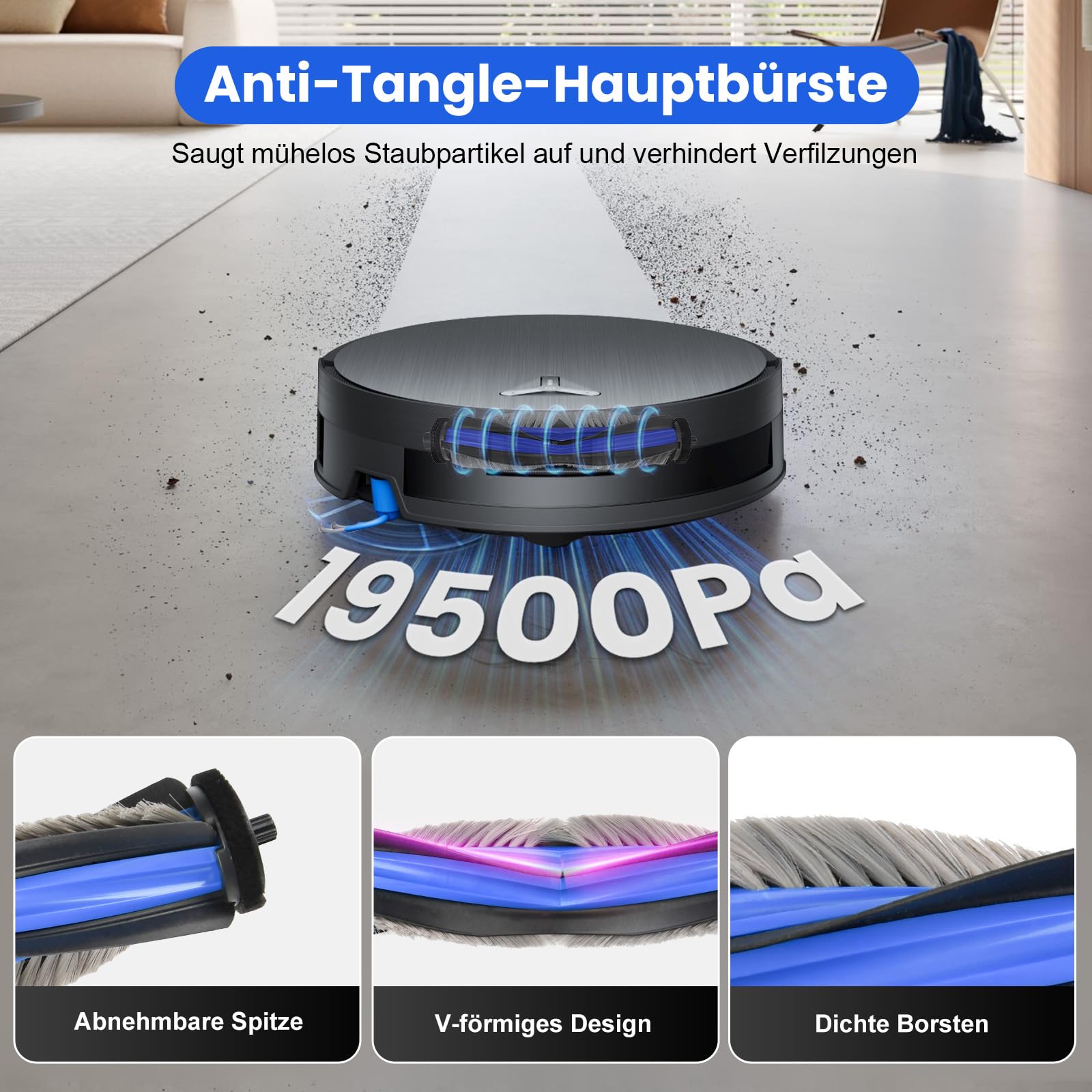 Zestaw 21 akcesoriów do robota odkurzającego Ecovacs Deebot X9 Pro Omni / X11 Pro, 1 szczotka główna, 2 wałki do czyszczenia mopa, 6 worków na kurz, 6 szczotek bocznych, 4 filtry HEPA, 1 szczotka do