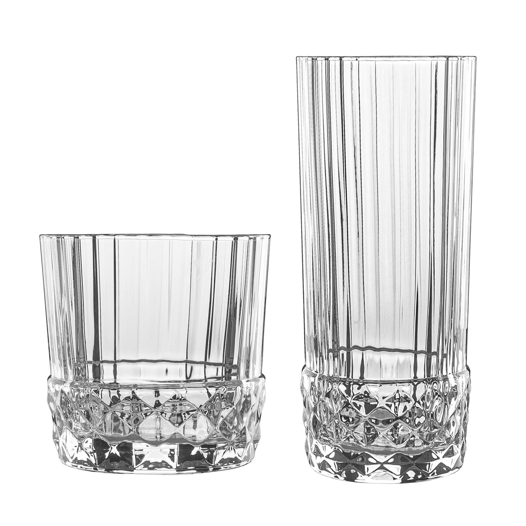 Bormioli Rocco Unisex Clear America '20S Glassware 12 Piece Set In Small