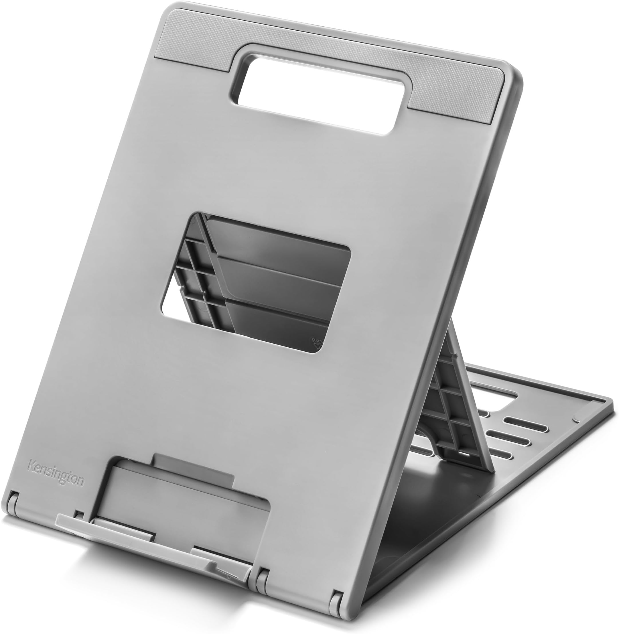 SmartFit Easy Riser 2.0 Laptop Stand for Home Office - Small Adjustable Laptop Desk Stand, Portable Laptop Holder (K50421EU), Grey
