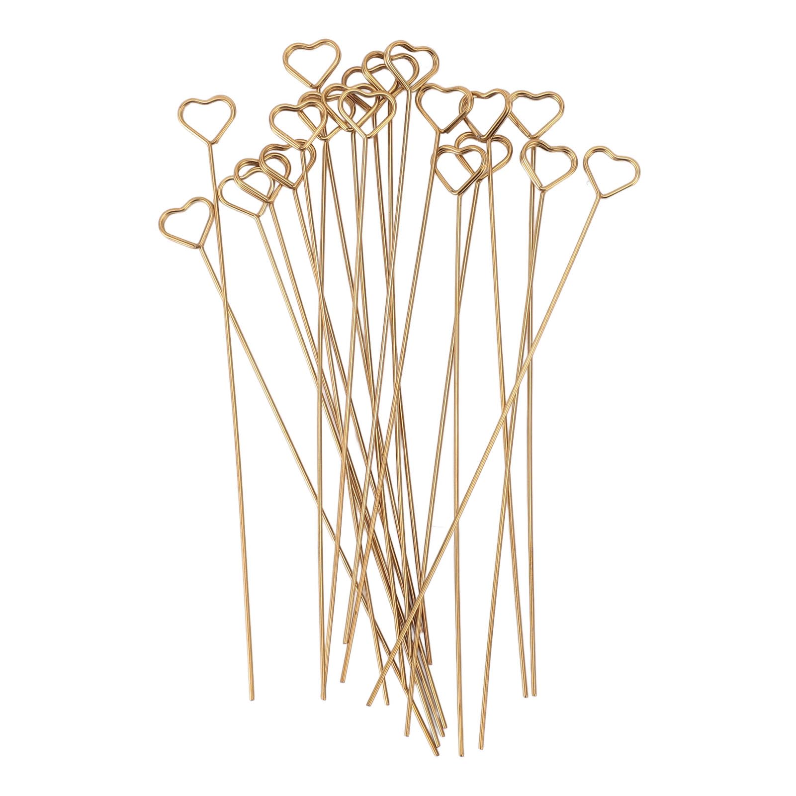 Lot De 20 Pinces Marque-places En Métal Forme Cœur - Pour Mariage, Fête, Saint-Valentin, Décoration - 6