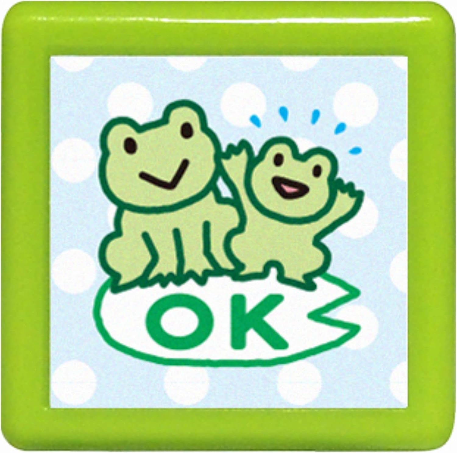 こどものかお ミニポンスタンプ カエル Ok 0545 025 好評受付中