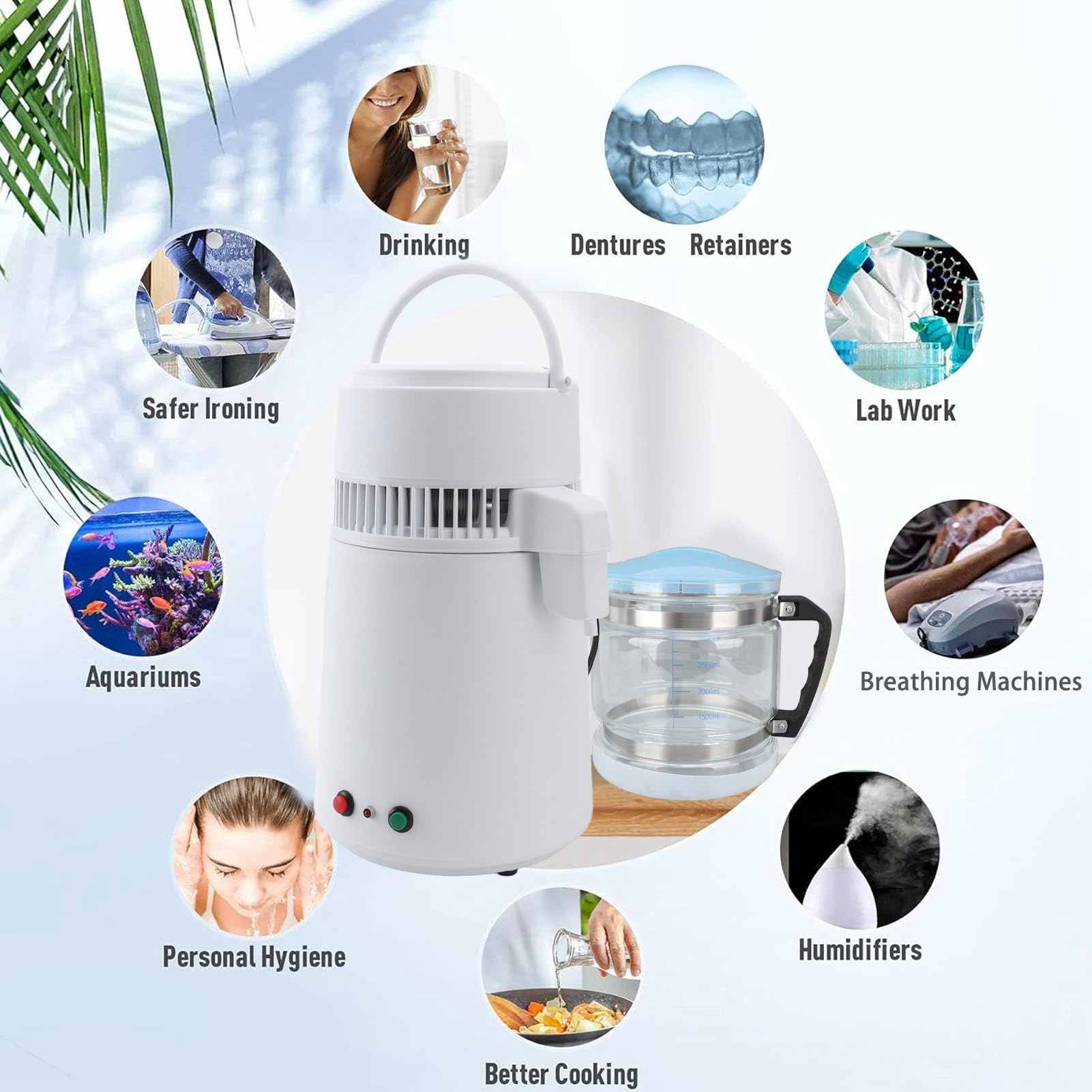 蒸留機 蒸留機 Air Cooled Water Distiller - ZX Laboratory Equipment