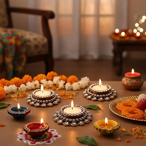 Miniatura 3 de LoveNspire Portavelas decorativo para Día de Acción de Gracias, para decoración del hogar, Día de Acción de Gracias, para centro de mesa, mesa