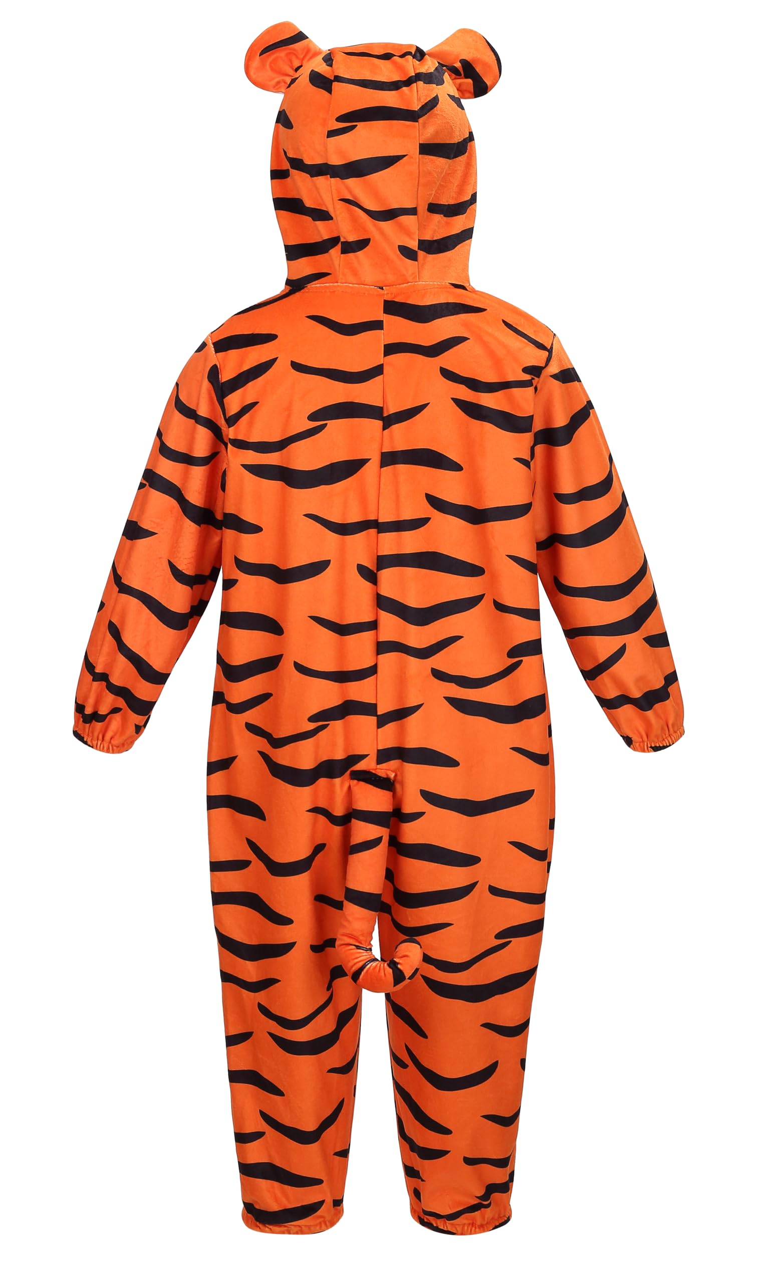 DELIVESS Kids Animal Onesie Animal Costume Kids World Book Day Halloween Costume 6-8 Years (Tiger, M), M/120CM - Image 2