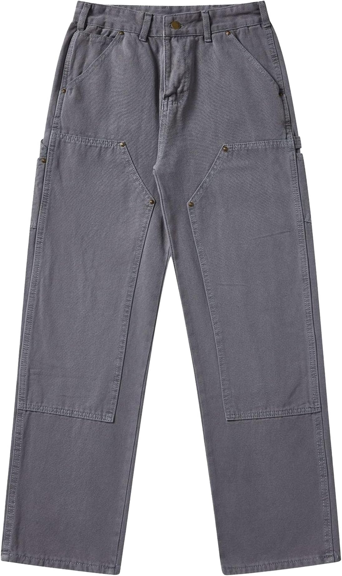 Cargo Work Pants for Men Loose Pants for Men Men's Straight Loose Overalls Casual Overalls with Pockets
