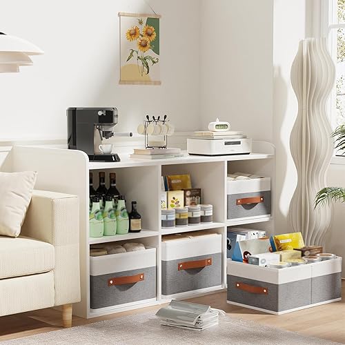 Miniatura 4 de Contenedores de almacenamiento para ropa, contenedor de armario con asas, cestas de almacenamiento plegables, contenedores de tela para organizar