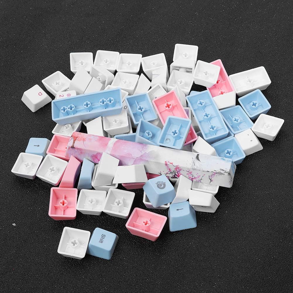 FiveFaced Dyed Keycap, Anime Style Keyboard Keycap, Sublimation Keycap, for Mechanical Keyboard(Three Lives Iii)