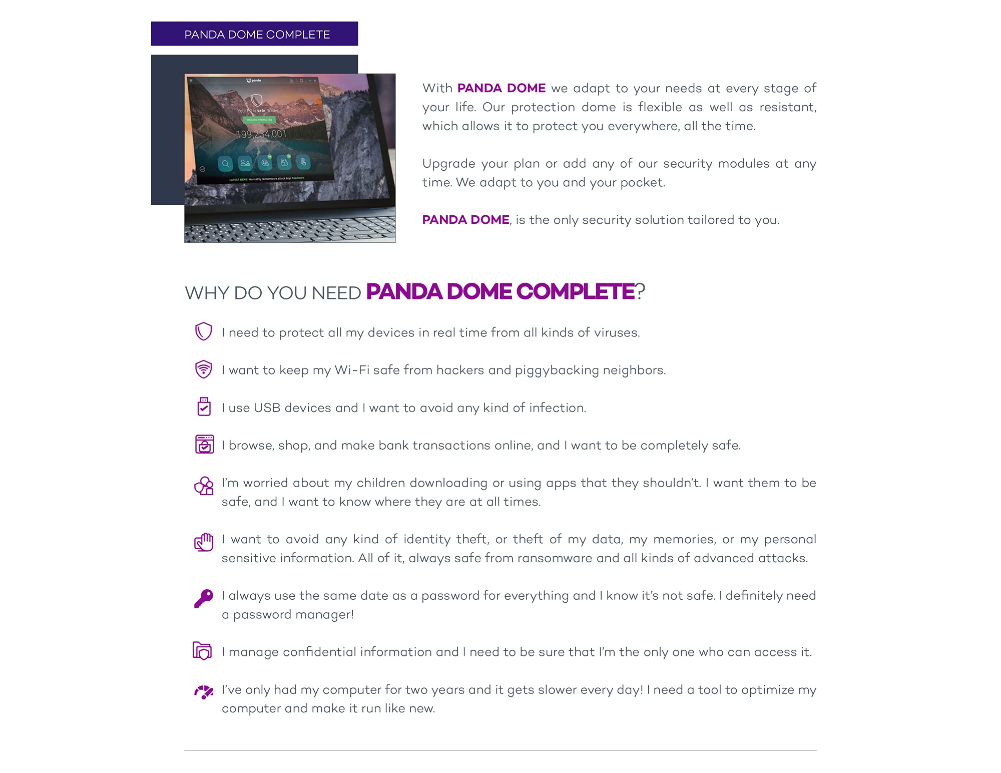 WatchGuard Panda Dome Complete - 1 Year - 10 Licenses - Software - Nur Lizenz