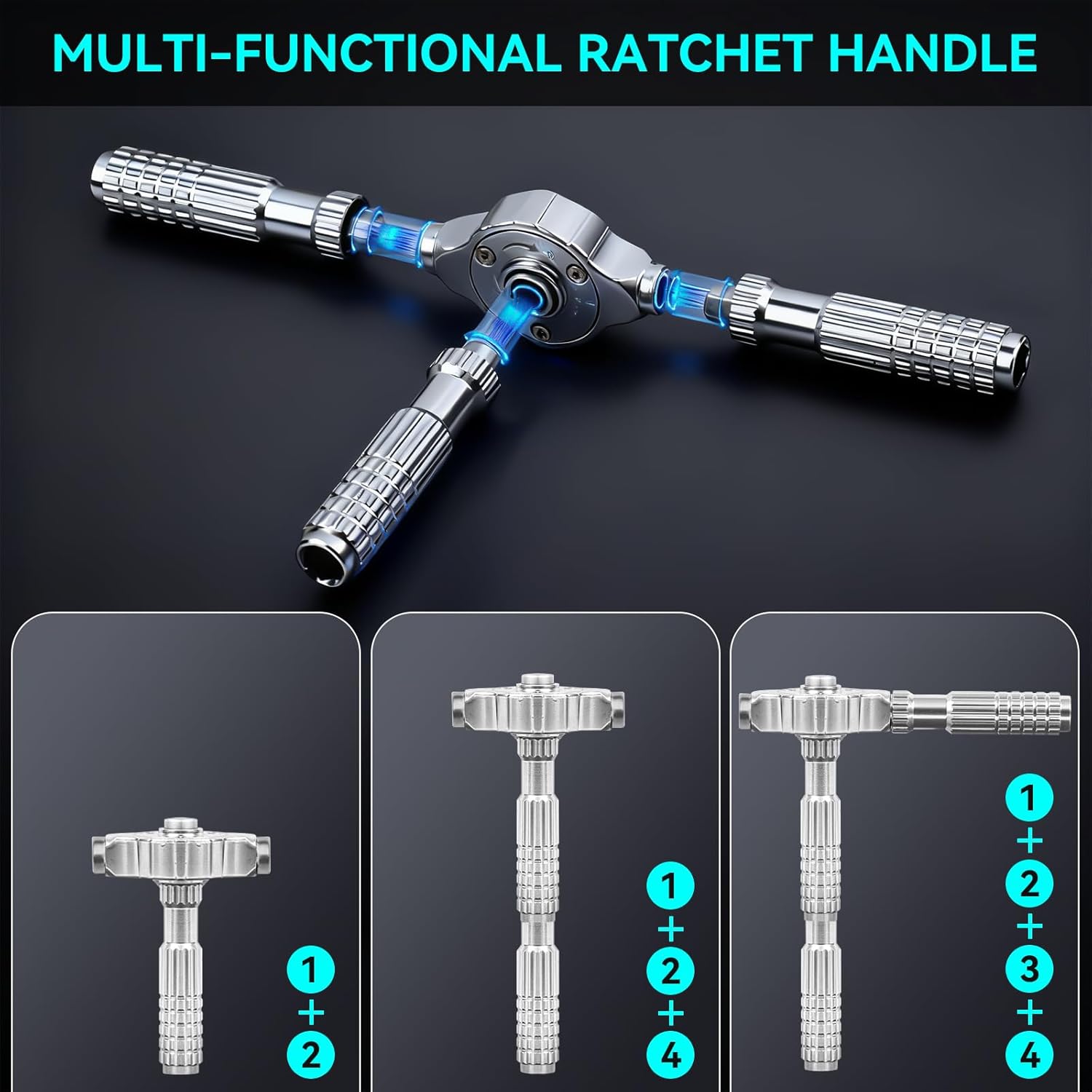 40 In 1 Magnetic Ratchet Screwdriver Set, Multifunctional Diy Ratchet Mini Screwdriver Set, Precision Repair Tool With Detachable Handle, Small Screw Driver For Furniture Computer (40PCS) - Image 5