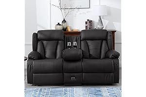72.8" Manual Reclining Loveseat: The Ultimate Wall Hugger for RVs and Beyond!