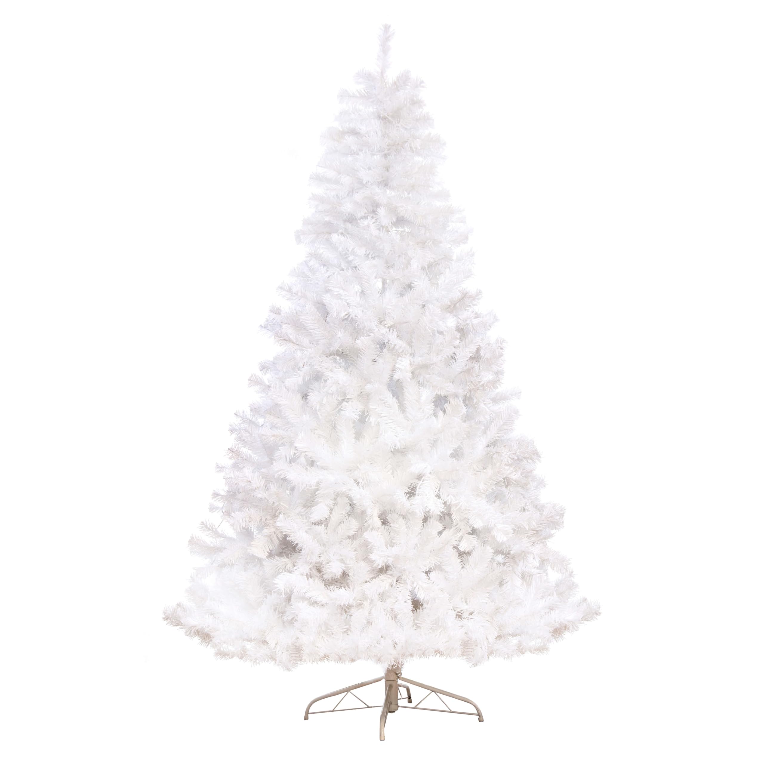 Christmas Tree World White | 5Ft Artificial Unlit Bianca Pine | Bushy And Luxury Quality Pvc Tips | Easy To Assemble And Take Down | 88Cm Diameter