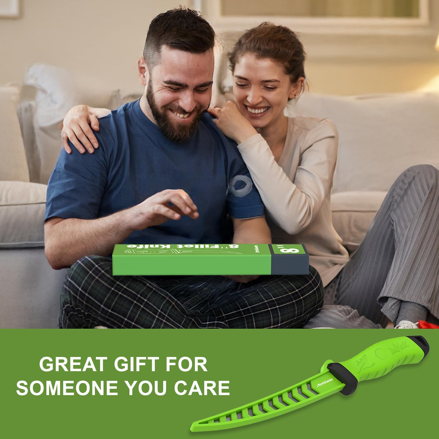 Fishing Fillet Knife with Sharpener