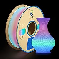 Vista 10 de Yousu - Filamento PLA de seda 1.75mm, filamento para impresora 3D de coextrusión de doble color, compatible con la mayoría de impresoras 3D, seda
