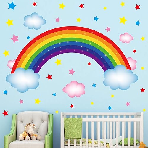 Miniatura 6 de Amaonm - Adhesivo decorativo de pared para decoración de pared de niños, niñas, niños, dormitorio, sala de estar, aula, oficina, decoración de pared