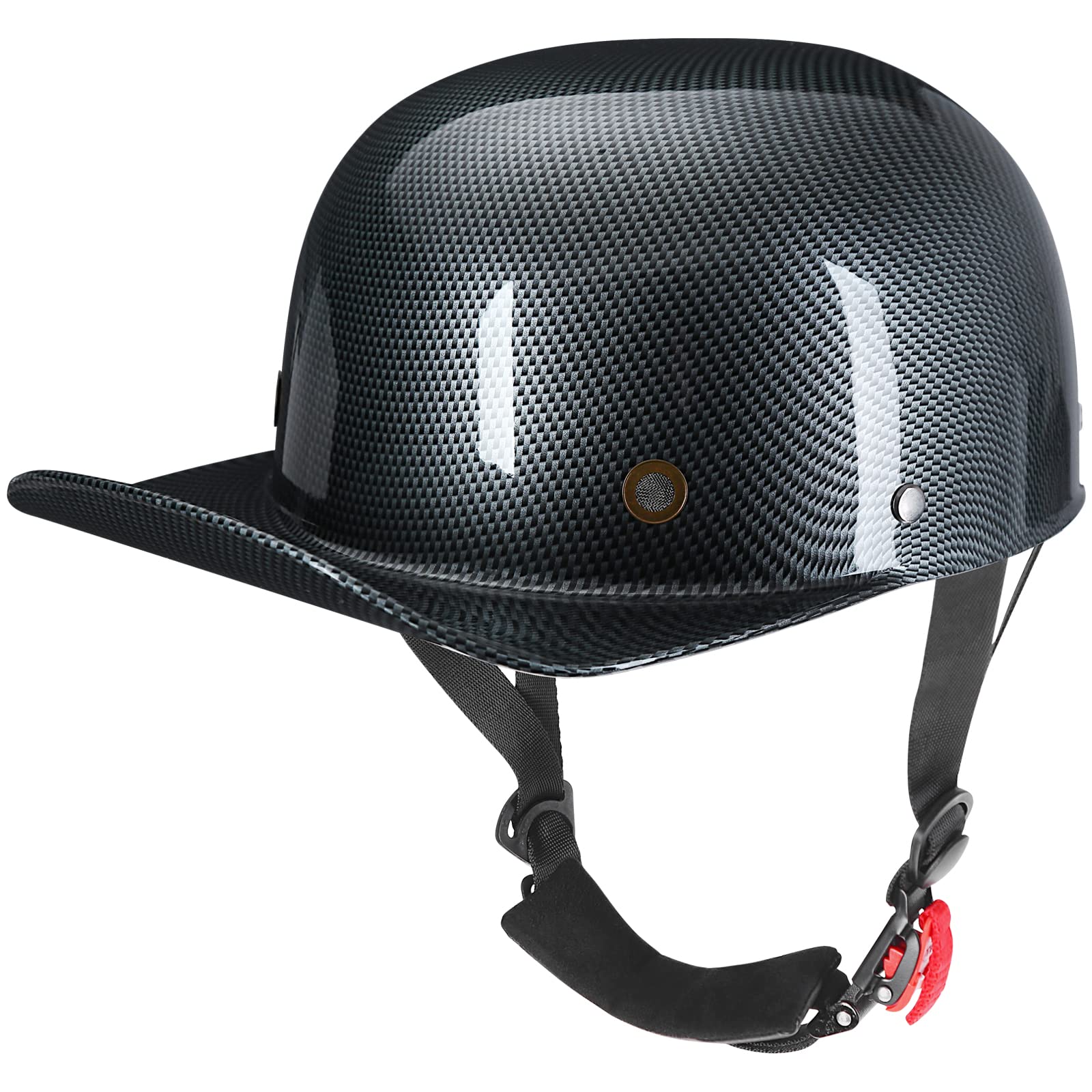Baseball Style Cap Retro Motorcycle Helmet Unisex-Adult - DOT Approved