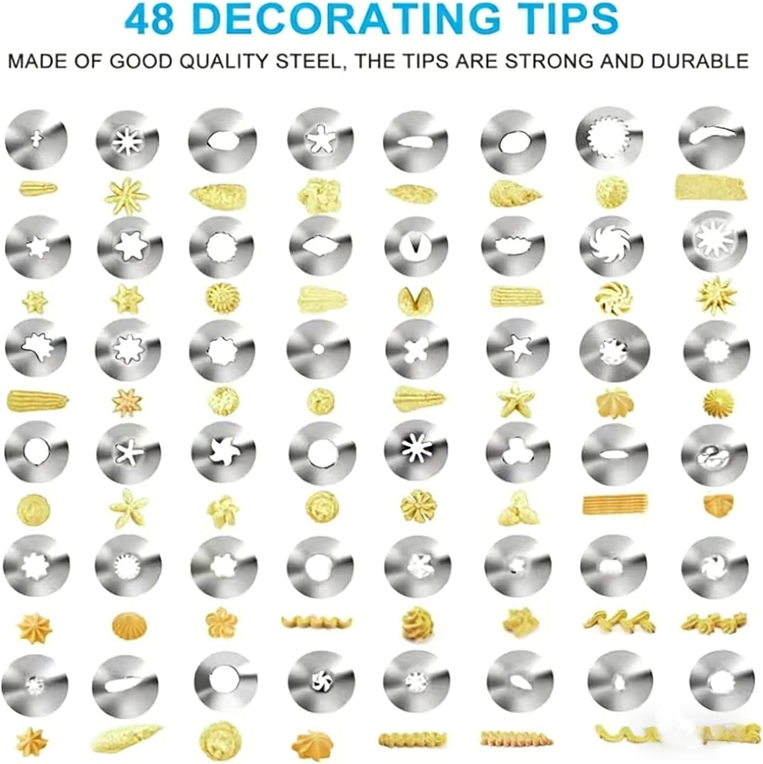 309 PCS Cake Decorating Kit with Storage Case, 73 Stainless Steel Piping Gun & Tips, Baking Frosting Decorating Tools for Beginners (Green)