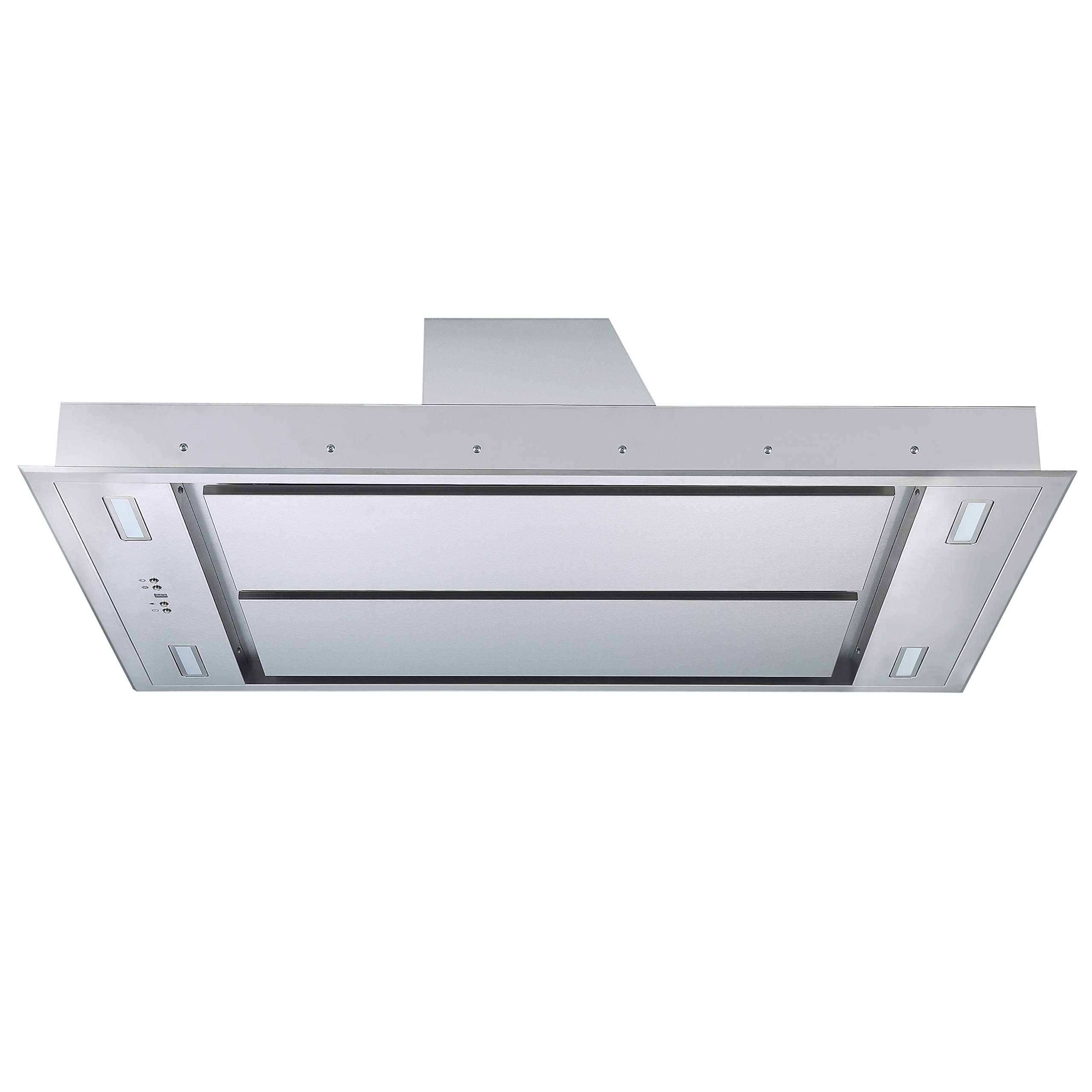 Cookology 110cm Kitchen Ceiling Island Cooker Hood & Extractor Fan