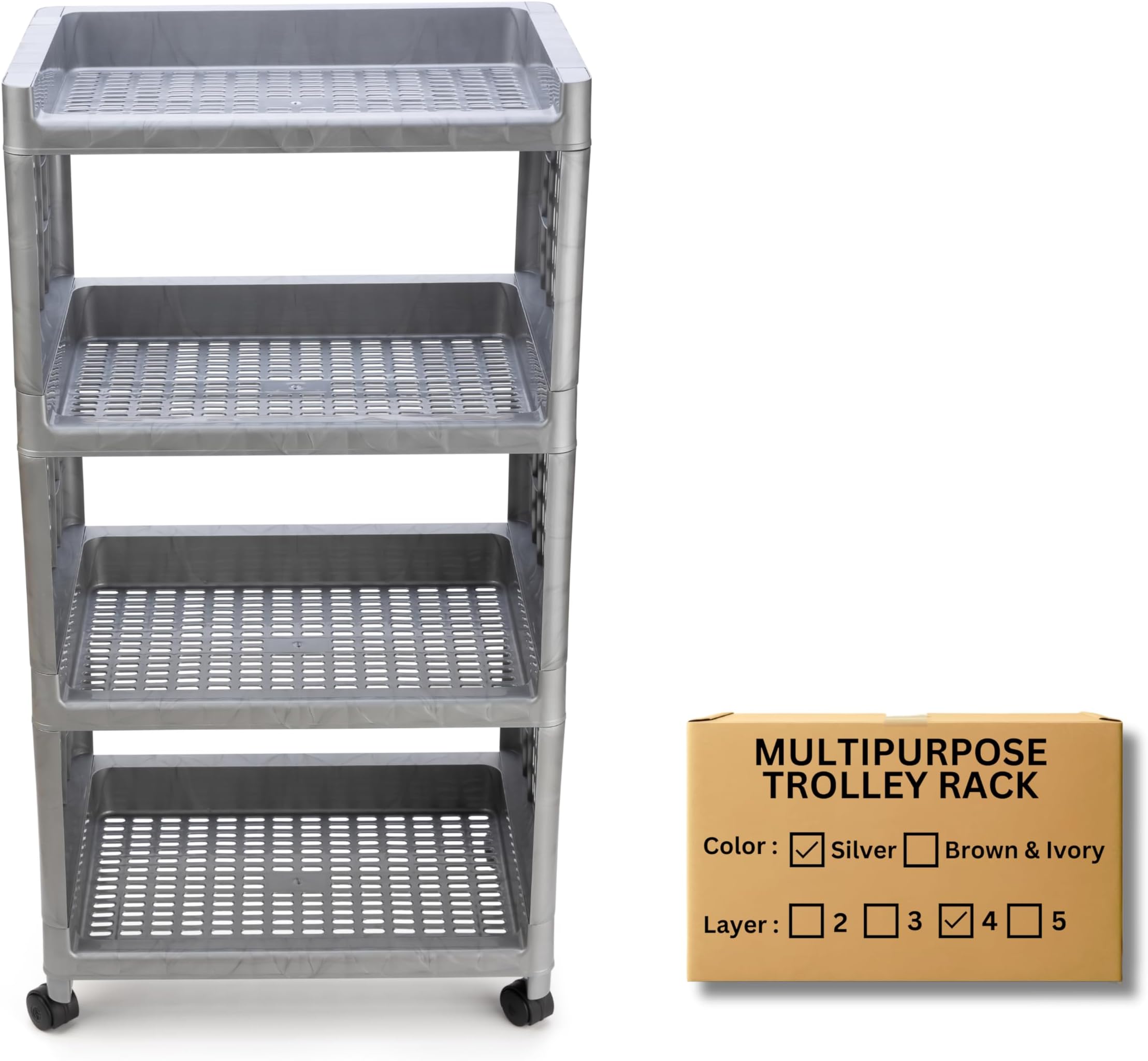 Morbrix Multipurpose Storage Organizer Rack For Home, Kitchen, Bathroom ...