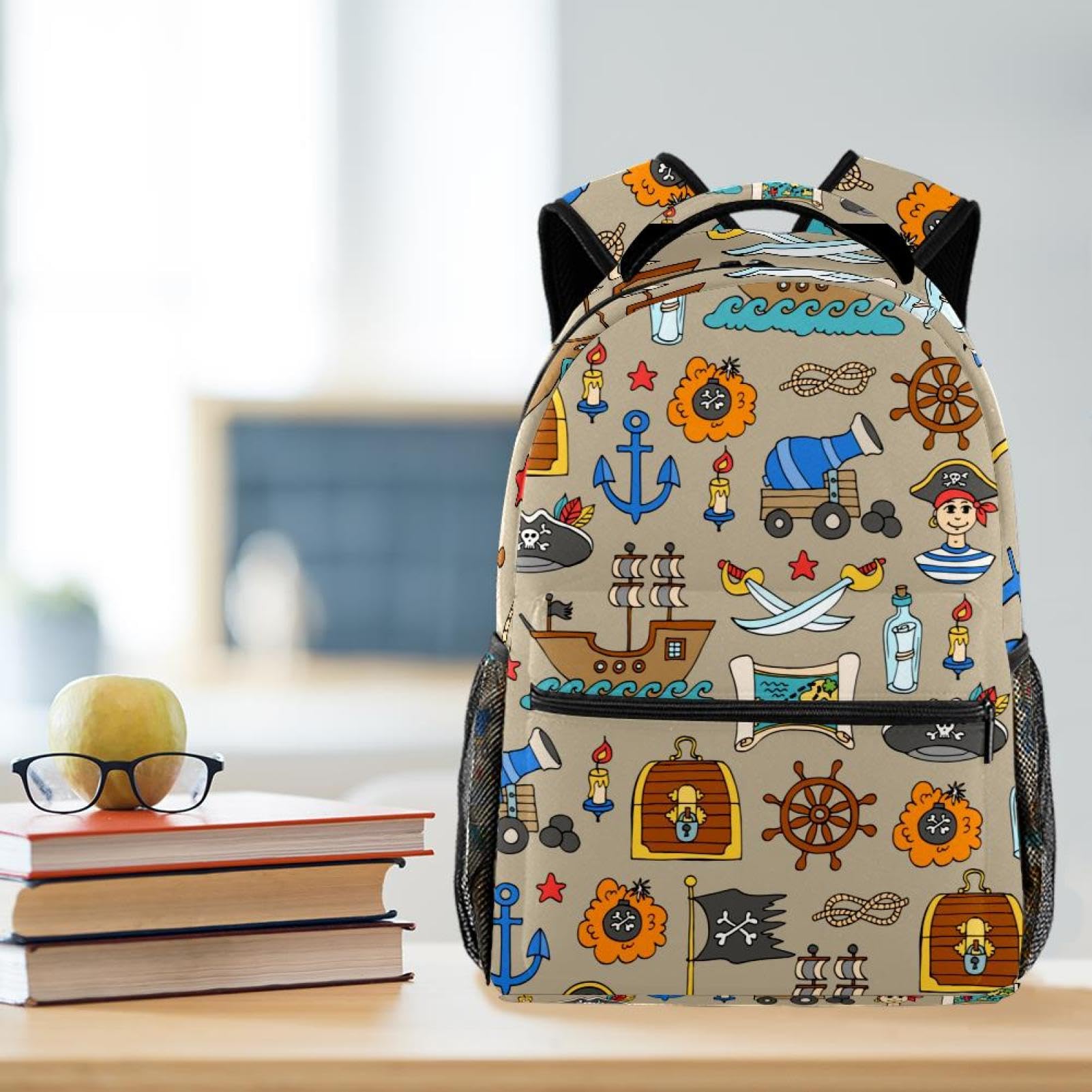 Zaino scolastico per uomini e donne, borsa da viaggio per computer portatile, zaino leggero per il college, zaino casual per libri