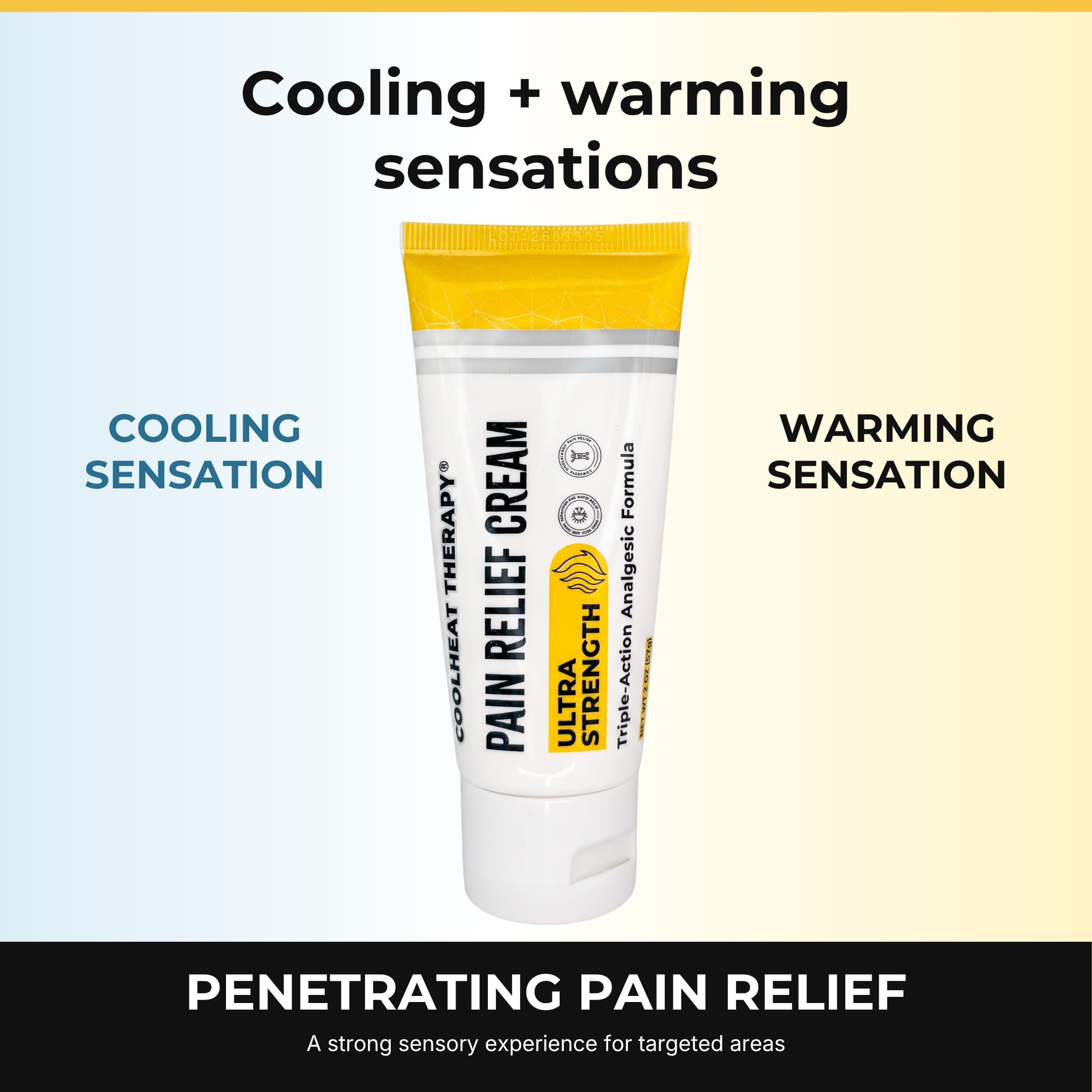 Aboniki COOLHEAT Therapy Ultra Strength Pain Relief Cream, Menthol 10%, Methyl Salicylate 30% and Camphor 4%, Cooling and Warming Topical Analgesic, 2 Ounce (Pack of 1) — Amazon image 3