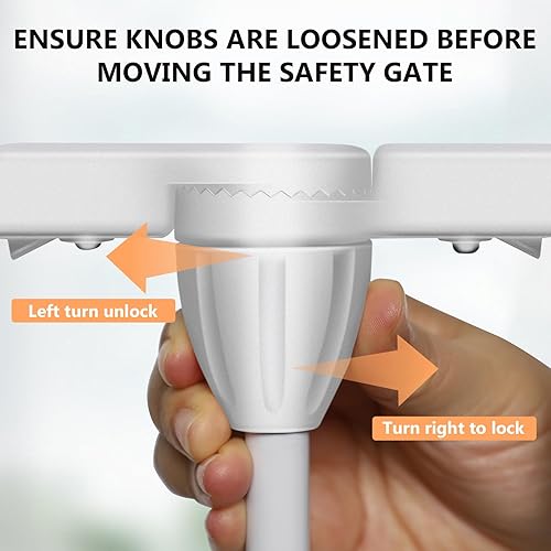 Miniatura 2 de Puerta extra ancha para bebés de 150 pulgadas, puerta de seguridad infantil para patio de juegos, puertas para perros con puerta de cierre