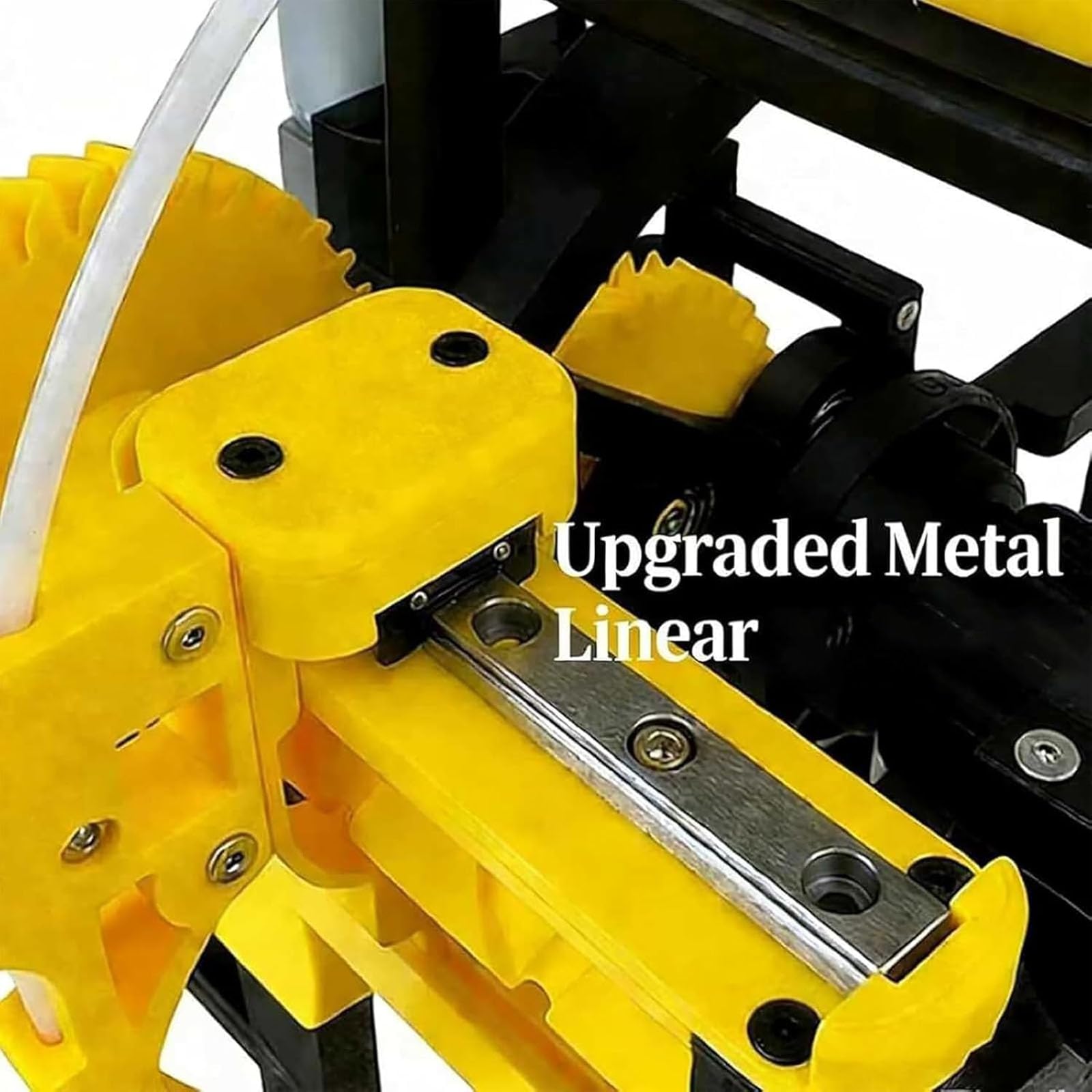 Rebobinador de bobina de filamento 3D, rebobinador eléctrico con riel lineal de metal, 20 rodamientos de precisión para un bobinado suave y sin enredos en impresión 3D, textil, soldadura