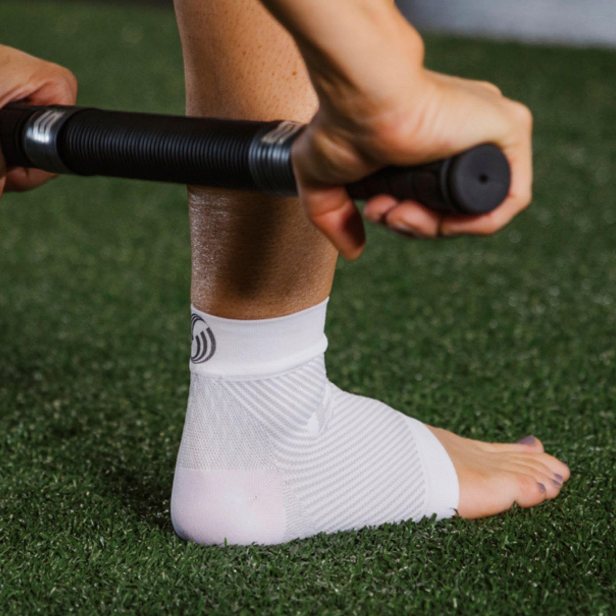 OrthoSleeve FS6 - Tobillera de compresión para fascitis plantar, dolor de talón, tendinitis de Aquiles e hinchazón