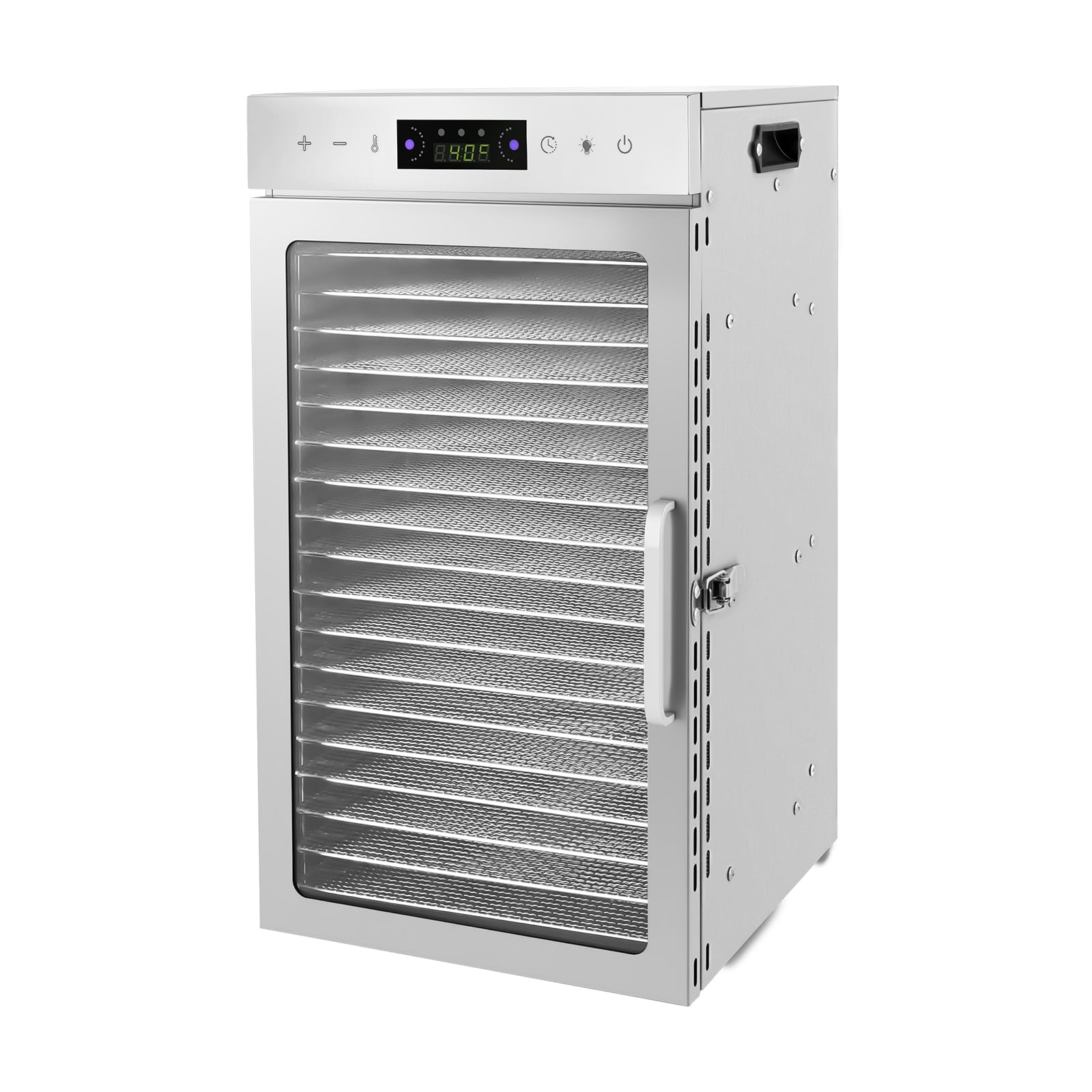 JLYNOWPT 18-Layer Food Dehydrator Machine, 800W Commercial Food Dehydrated Dryer with 24H Timer Fruit Dryer Machine with Touch-Control LED Display for Home Jerky Herbs Meat Beef Fruit Vegetables