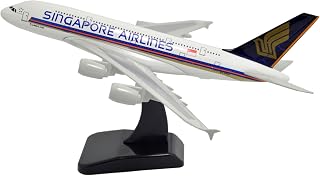 TANG DYNASTY(TM) 1:400 Standard Edition Air Bus A380 Singapore Airlines Metal Airplane Model Plane Toy Plane Model