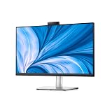 Monitor Dell 24", Full Hd (1920 x 1080), Ips, 5 ms, Usb 3.2 hub, C2423h | Baixa emissão de luz azul, webcam retrátil, áudio de conferência simplificado, anti‑ofuscante, design ecológico — imagem 4