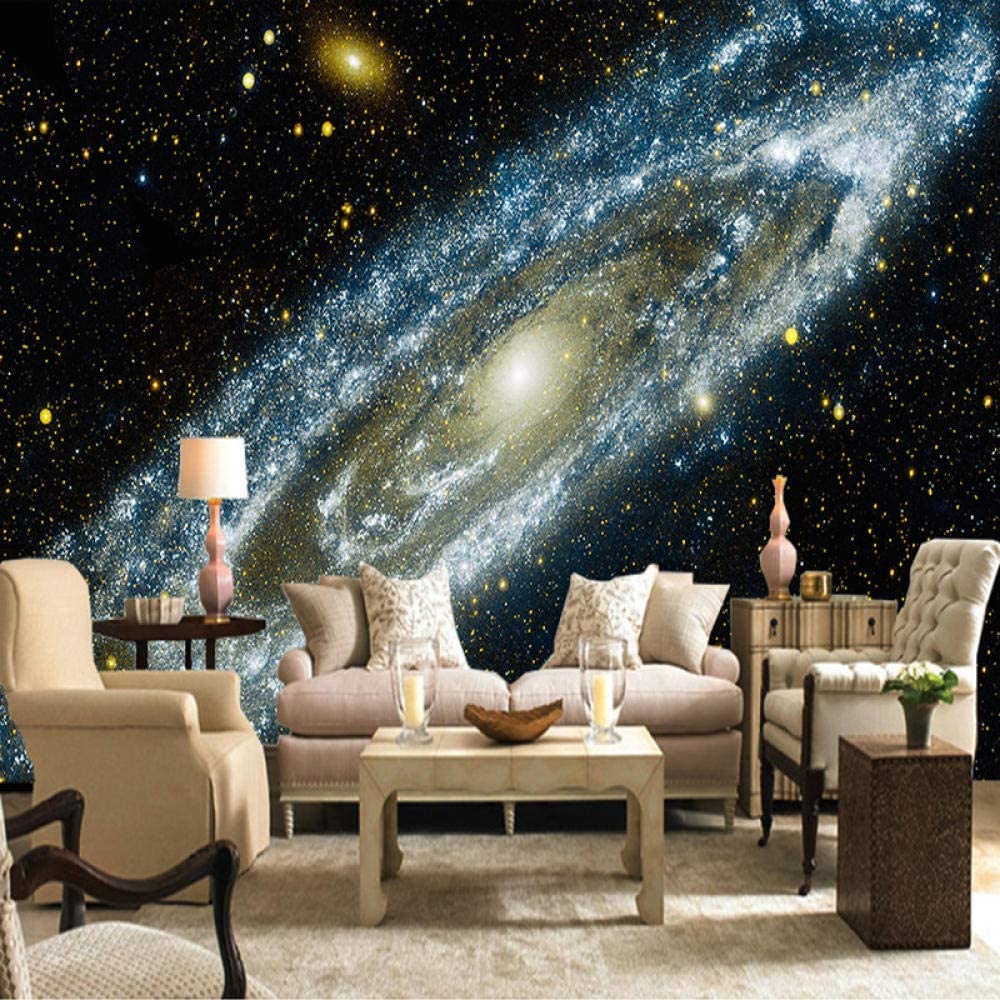Papier Peint Adhésif 3D Galaxy Vortex I1923 - Autocollant Mural Amovible Erin
