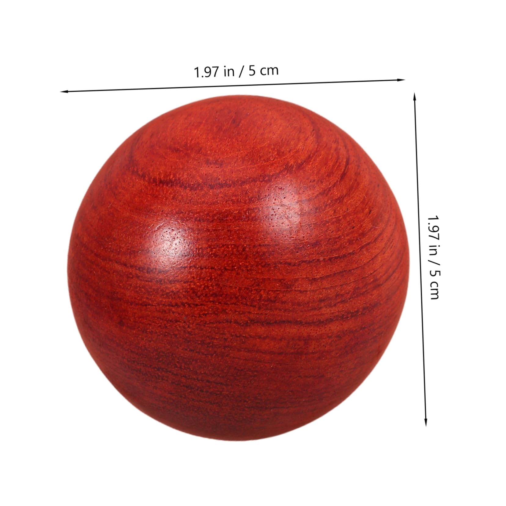 TOVINANNA Traditional Fitness Handball Wooden Exercise Ball Spikes Soft Wrist Ball for Hand and Wrist Massage