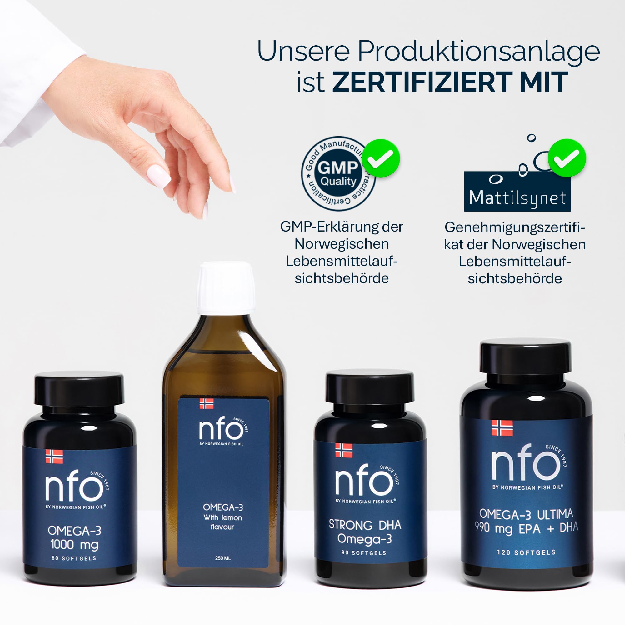NFO Omega 3 Krill Oil – 60 Kapseln | Premium Krillöl mit Astaxanthin | Phospholipid Form mit EPA DHA | Sehr Gute Aufnahme | Norwegen Antarktis