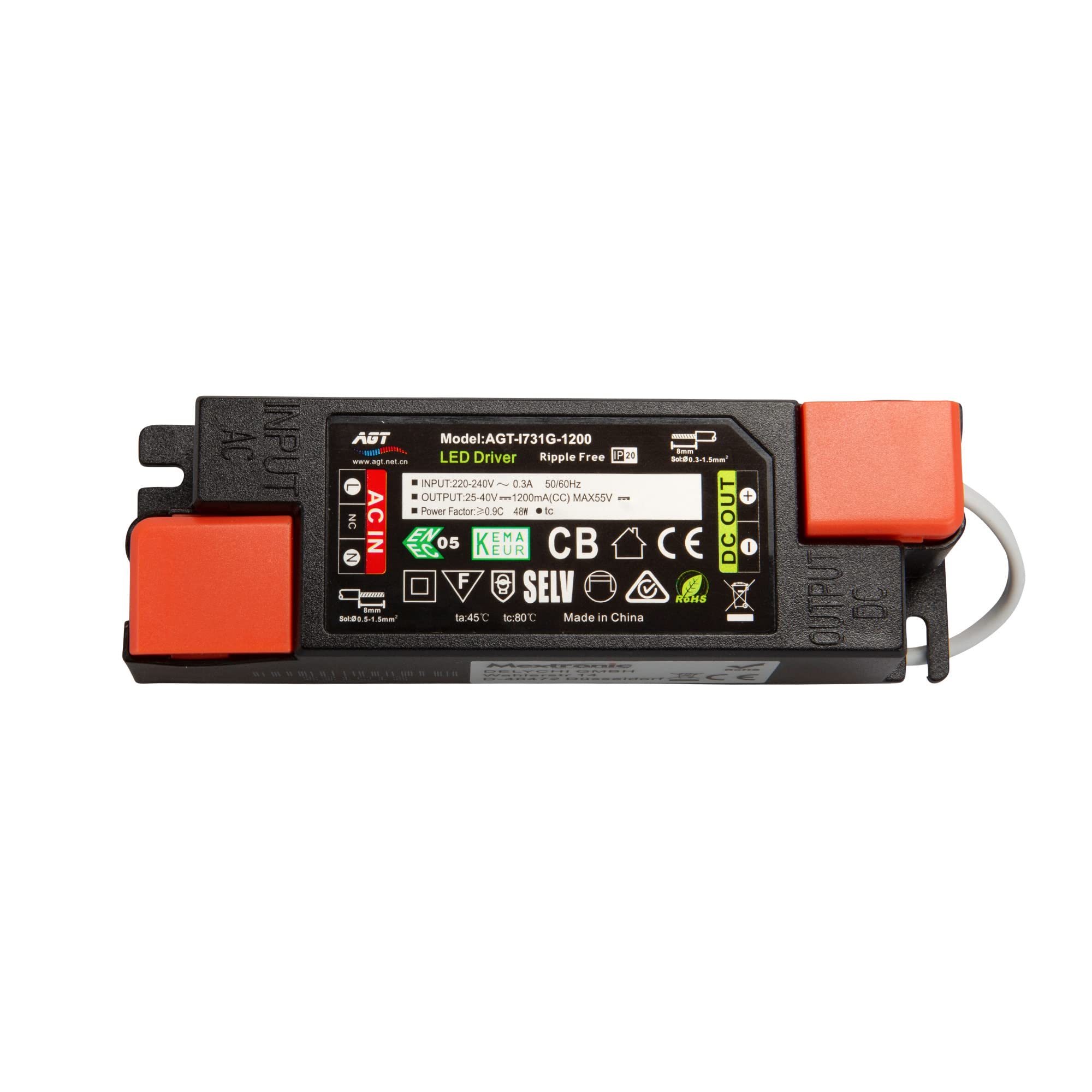 Mextronic LED Konstantstromquelle LED Konstantstromquelle 30–48 W, 1200 mA, 25–40 V DC